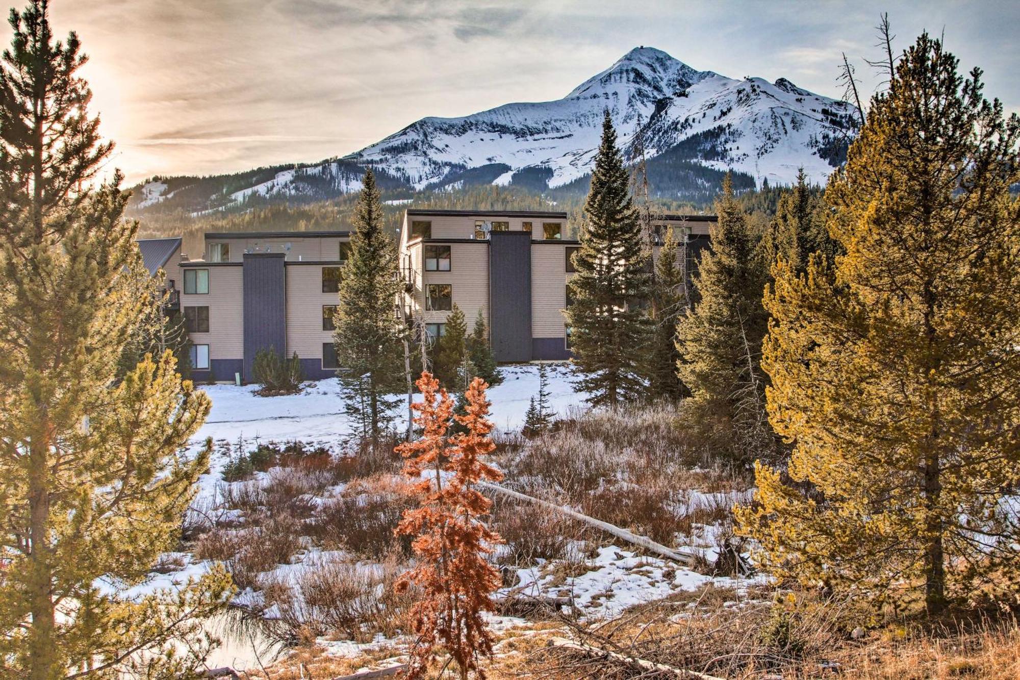Cozy Big Sky Studio About 1 Mile To Mtn Village! Eksteriør bilde